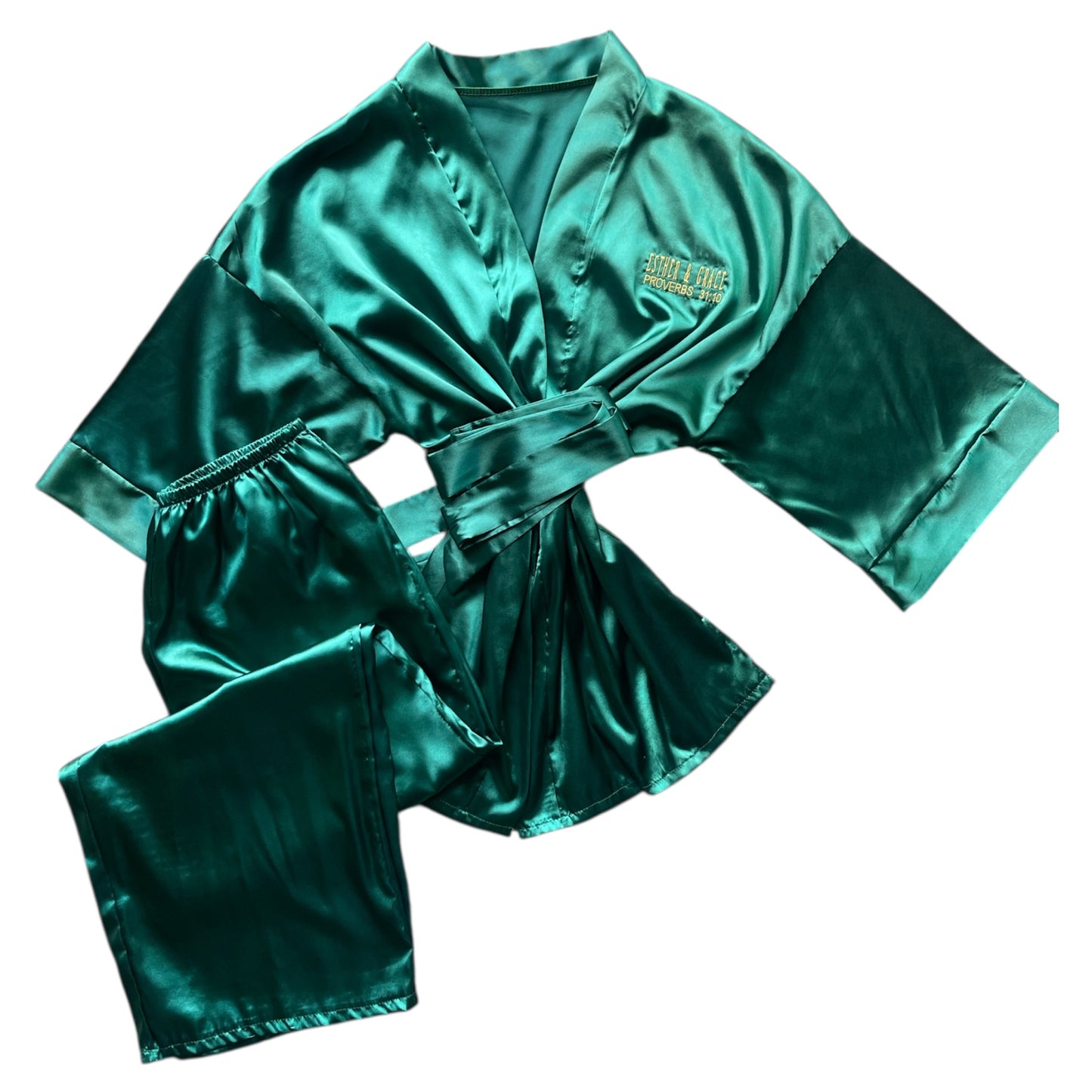 Proverbs 31 Premium Pajama - Emerald