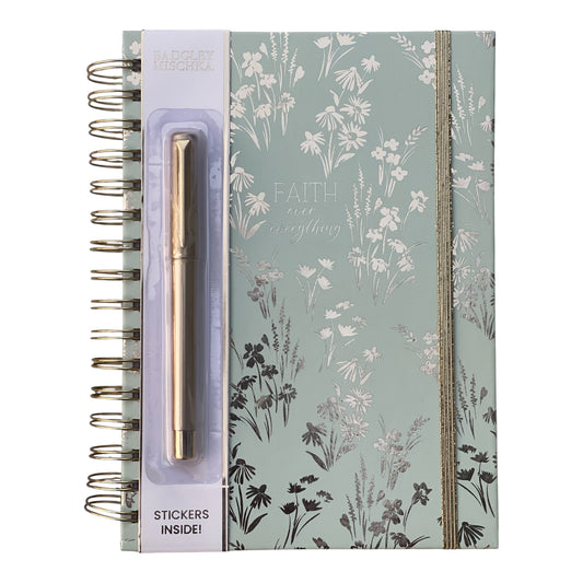 Mint Faith Over Everything Prayer Journal