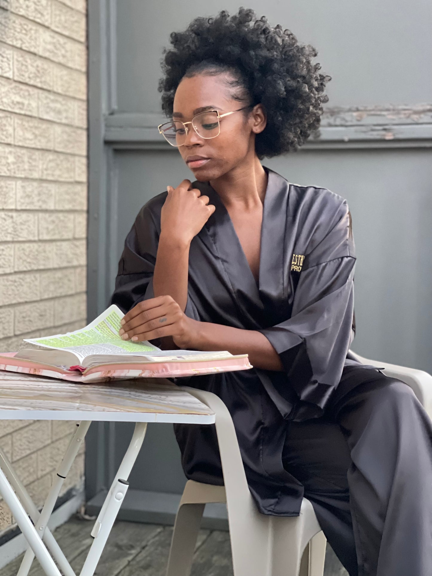 Proverbs 31 Premium Pajama Set - Midnight