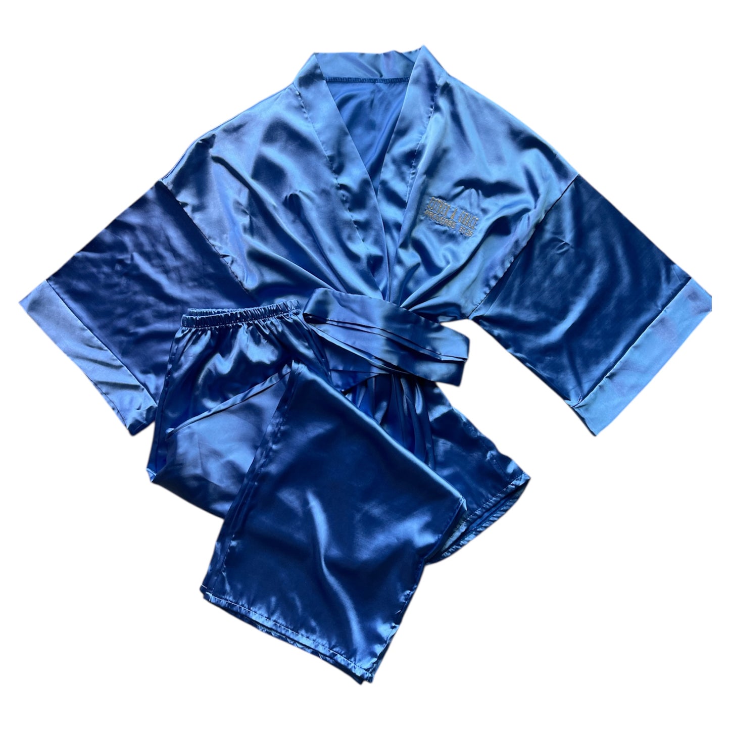 Proverbs 31 Premium Pajama Set - Ice Blue